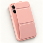 Pink flip cover and case detail